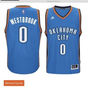 Addias Oklahoma City Westbrook NBA Jersey